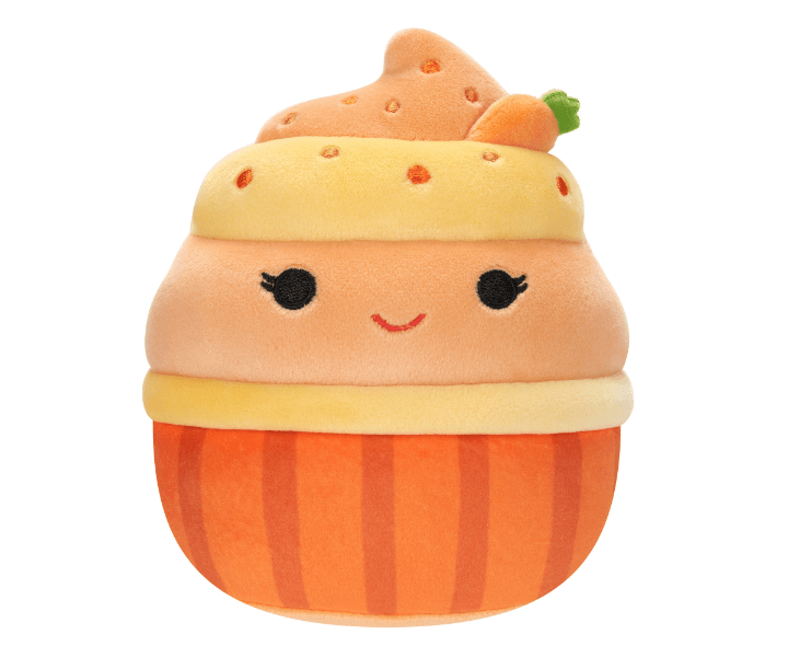 Squishmallows 13 cm - Keisha, a narancs cupcake narancs krémmel