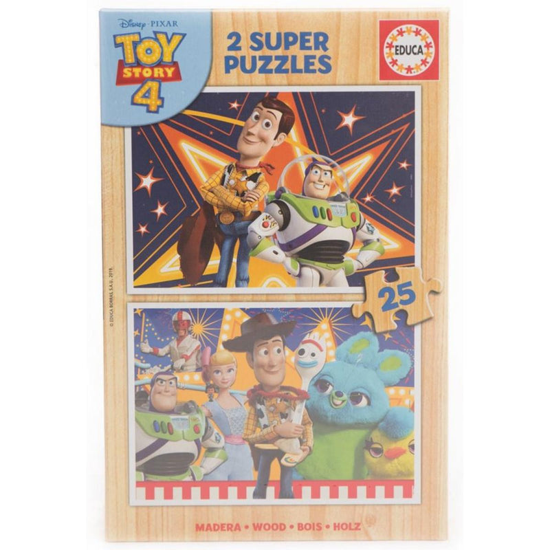 Educa 2 x 25 db-os fa puzzle - Toy Story IV.