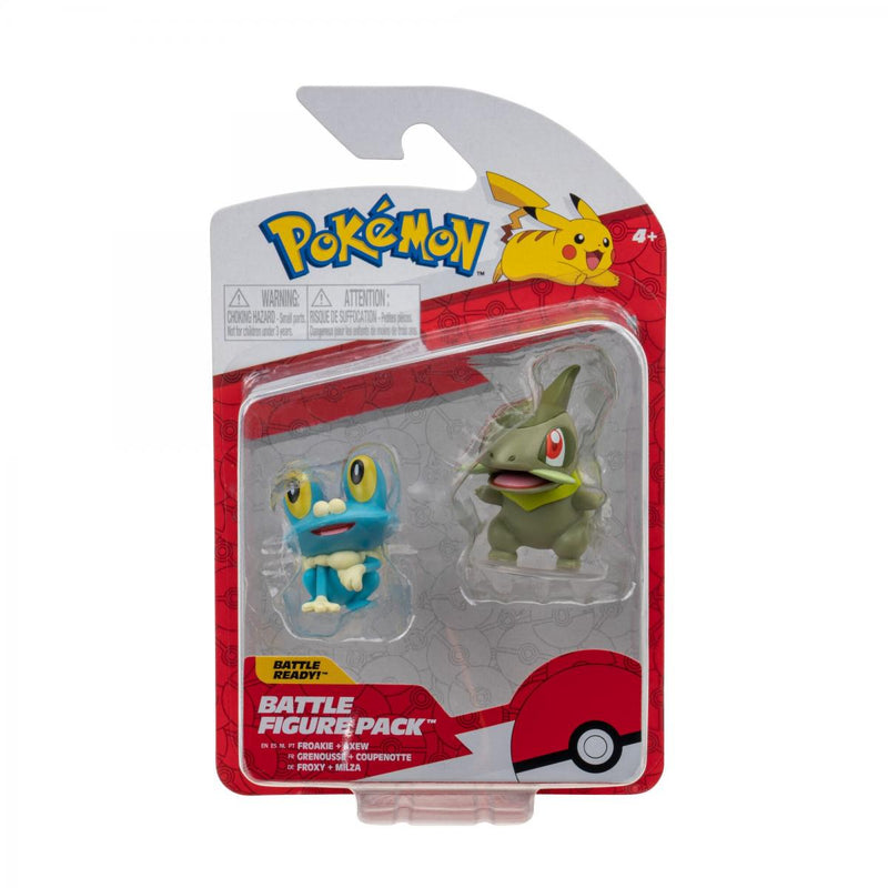 Pokémon Mini figura csomag - Axew & Froakie 5 cm