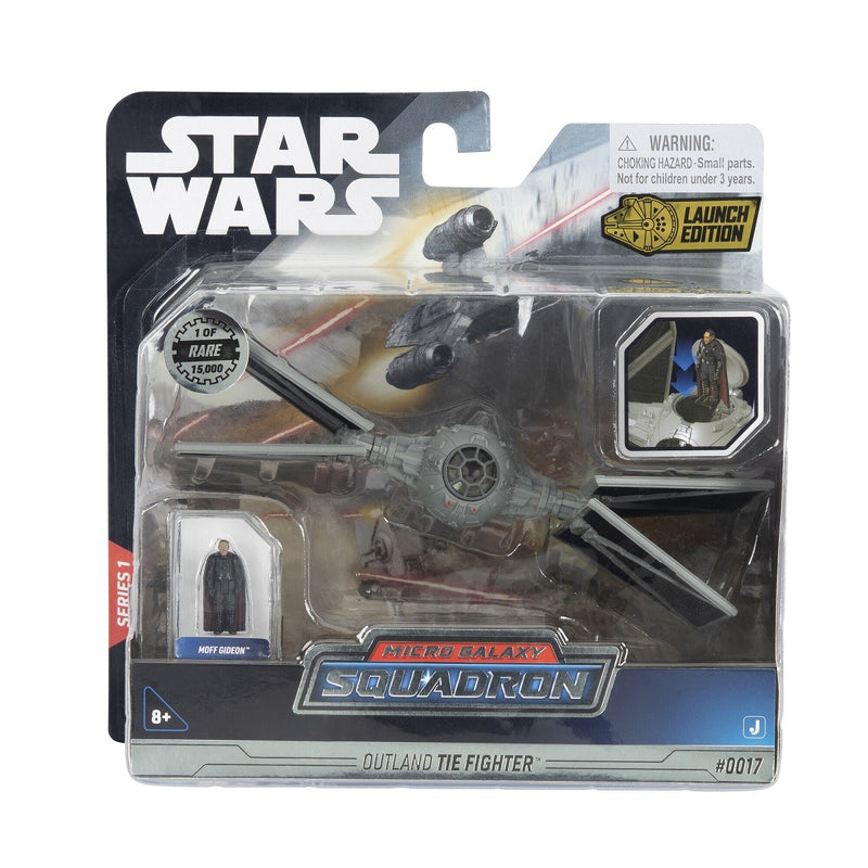 Star Wars - Csillagok háborúja Micro Galaxy Squadron 13 cm-es járm? figurával - Outland TIE Fighter + Moff Gideon
