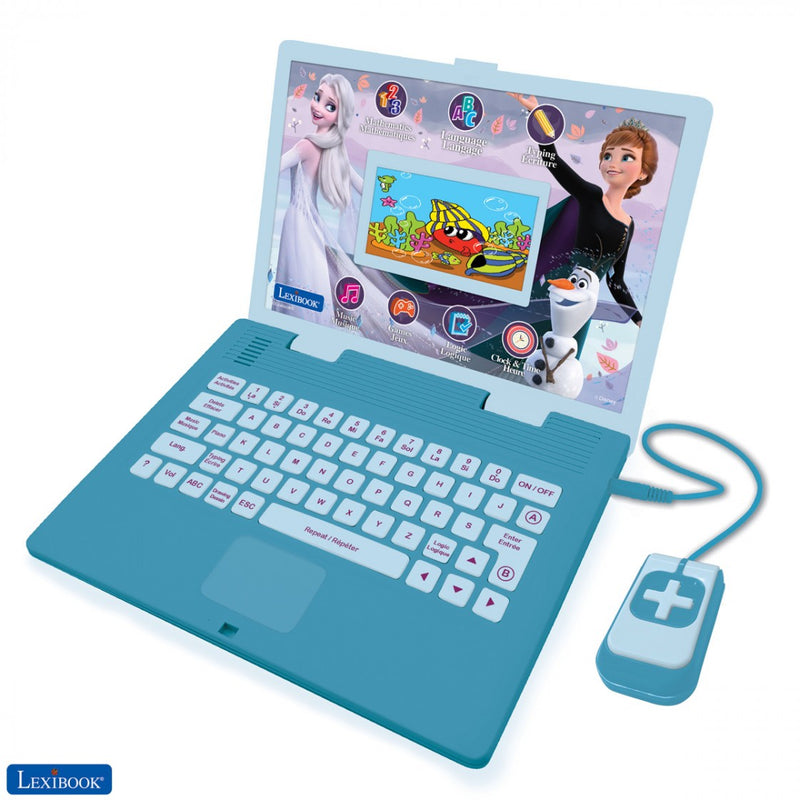 Magyar/Angol nyelv? oktató laptop Jégvarázs - 130 tevékenységgel színes képpel