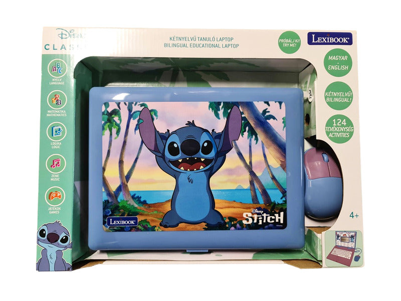 Lexibook Mancs őrjárat Magyar Angol nyelvű oktató laptop Stitch