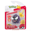 Pokémon 3 db-os figura csomag - Magby, Pikachu, Gastly