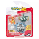 Pokémon 3 db-os figura csomag - Charmander, Trubbish, Poliwhirl