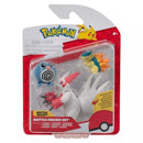 Pokémon 3 db-os figura csomag - Poliwag, Cyndaqui, Zangoose