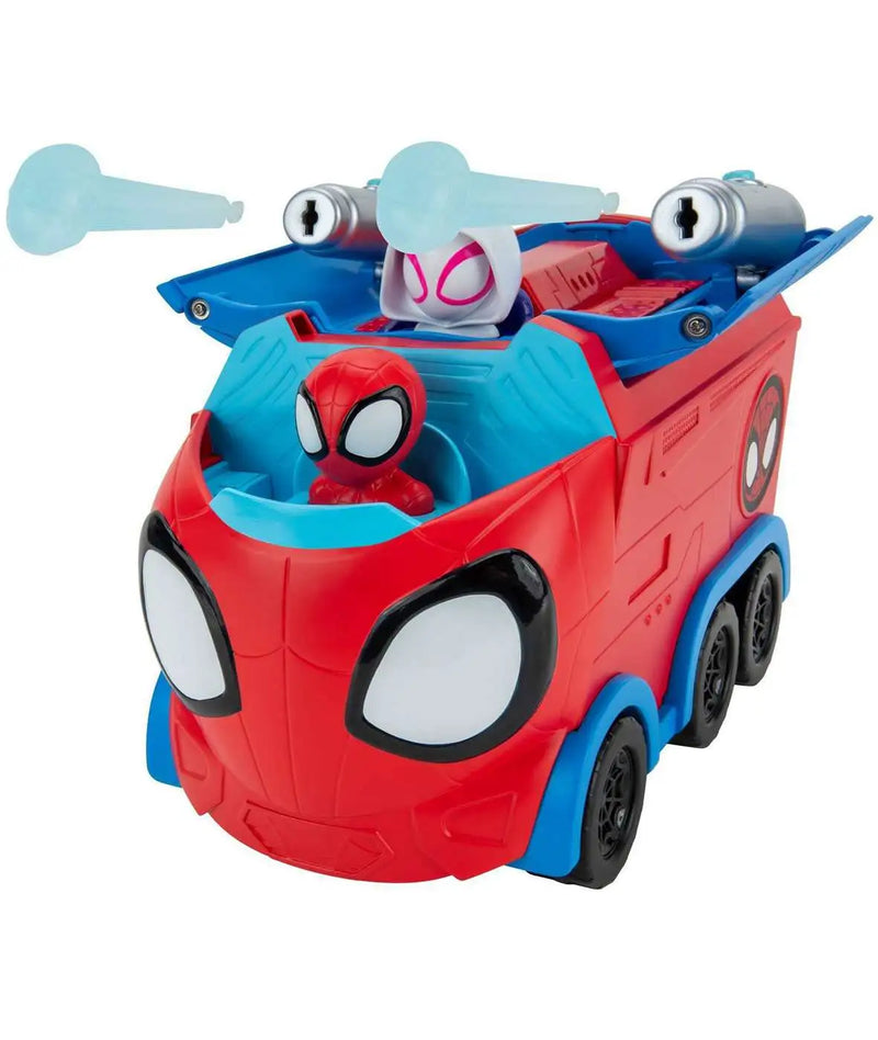 Spidey Pókember és barátai átalakuló jármű (több karakterrel, kilövővel)