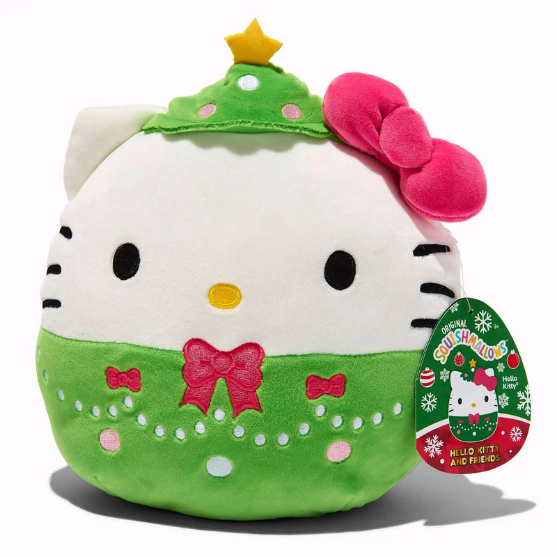 Squishmallows 20 cm - (Ünnepek) Hello Kitty karácsonyfa