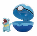 Pokémon Clip 'N Go figuracsomag - Totodile Dive poké labdával