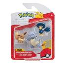 Pokémon 3 db-os figura csomag -  Eevee, Murkrow, Wartortle