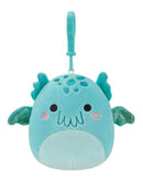 Squishmallows kulcstartós plüssfigura 9 cm - Theotto a kékeszöld Cthulhu