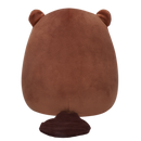 Squishmallows 20 cm - Chip a barna hód szívet tartva