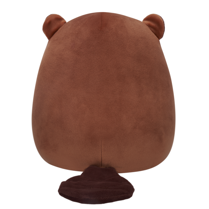 Squishmallows 20 cm - Chip a barna hód szívet tartva