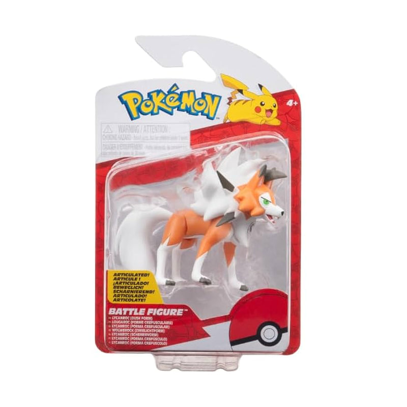 Pokémon figura csomag - Lycanroc (Dusk forma) 5 cm