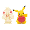 Pokémon 2 db-os figura csomag - Alcremie, Valentin napi Pikachu