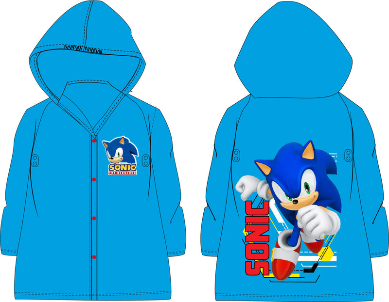 Sonic gyerek esőkabát fiúknak, méret 104/110 116/122 128/134