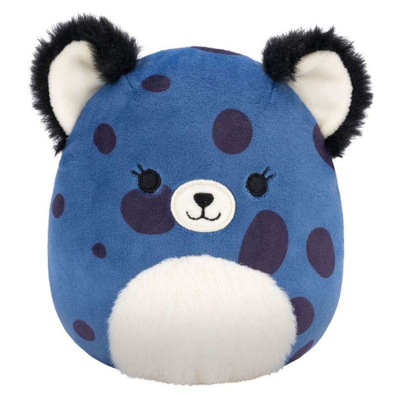Squishmallows  13 cm - Spotts a sötétkék gepárd szőrös hassal