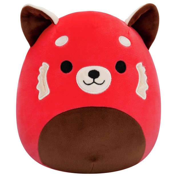 Squishmallows 20 cm - Cici a vöröspanda barna hassal
