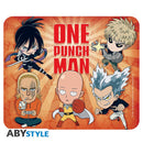 One Punch Man - Rugalmas Egérpad - Saitama és mások