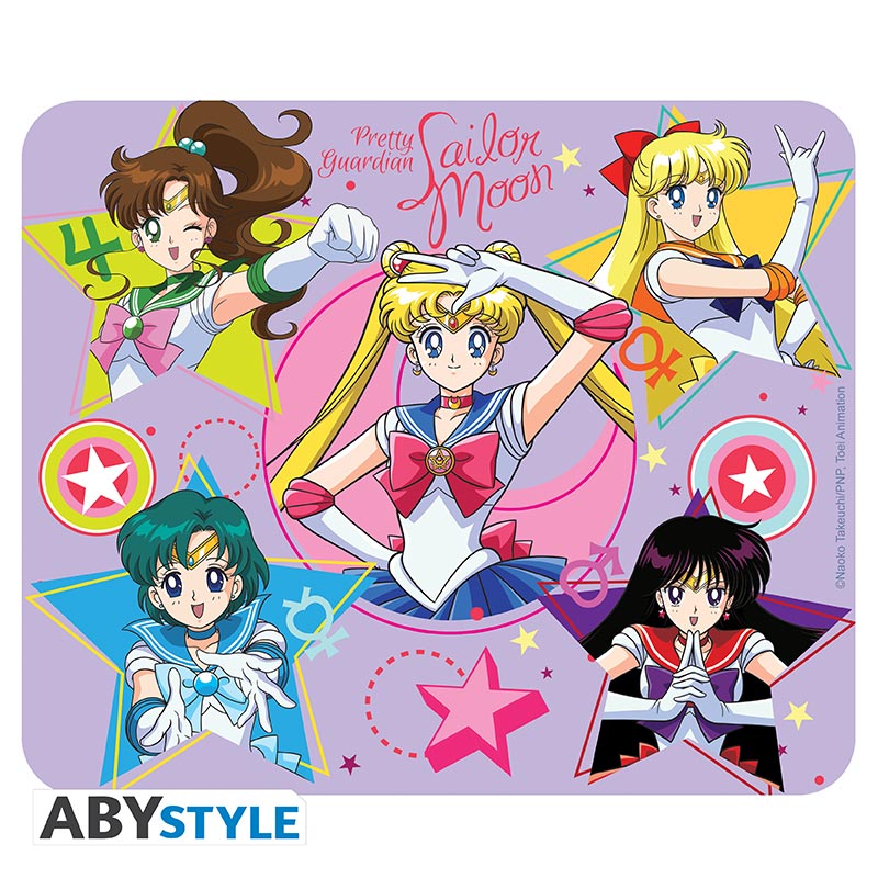 Sailor Moon - Rugalmas Egérpad - harcosok