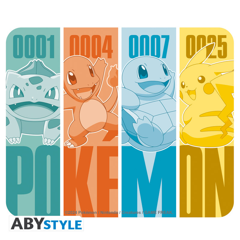 Pokémon - Rugalmas Egérpad - Kanto kezdő pokémonok