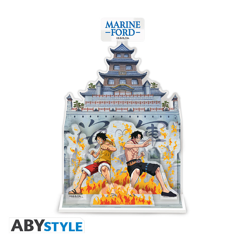 One Piece - Acryl Figura életkép - Marineford