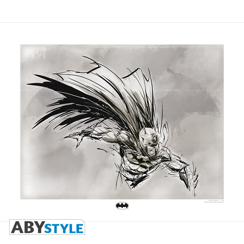 DC Comics - Gyűjtői Plakát - Batman grafit 50x40 cm