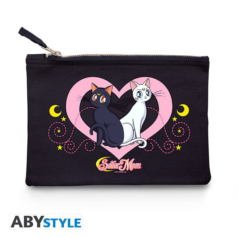 Sailor Moon - Sminktáska - Luna & Artemis - Kék
