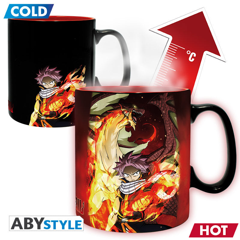 Fairy Tail - Hőre változó Bögre - Natsu & Lucy - 460 ml