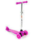 Lányos háromkerekű roller, rózsaszín – LED világító első kerekekkel