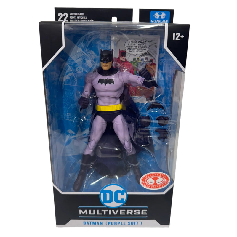 DC McFarlane DC Multiverse játékfigura 18 cm - Lila Batman (Ritka)