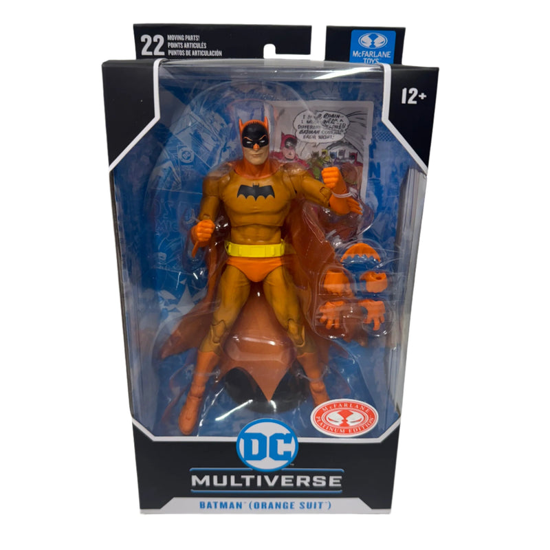 DC McFarlane DC Multiverse játékfigura 18 cm - Narancssárga Batman (Ritka)