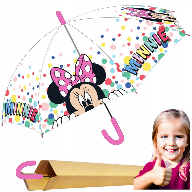 Disney Minnie Mouse Gyerek Félautomata Esernyő
