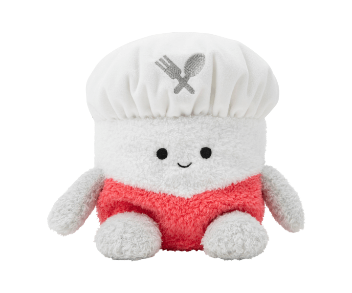 BumBumz 19 cm plüssfigura - KitchenBumz - Chef Hat Cabe