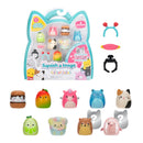 Squishmallows - Squish-a-longs gyűjthető figurák, kiegészítőkkel 8db (3 cm) - 1 db meglepetés figurával (Joanne a vidra)