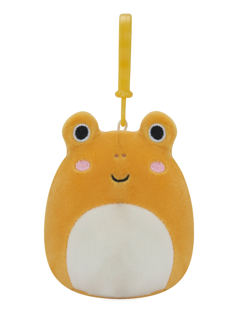 Squishmallows kulcstartós plüssfigura 9 cm - Leigh a sárga varangy