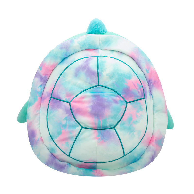 Squishmallows 40 cm - Cascade a zöldeskék teknős batikolt páncéllal