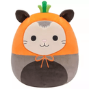 Squishmallows 20 cm - Luanne a szürke opossum sárgarépa kalappal