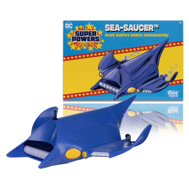 DC McFarlane Super Powers 10 cm - Black Manta Sea Saucer jármű