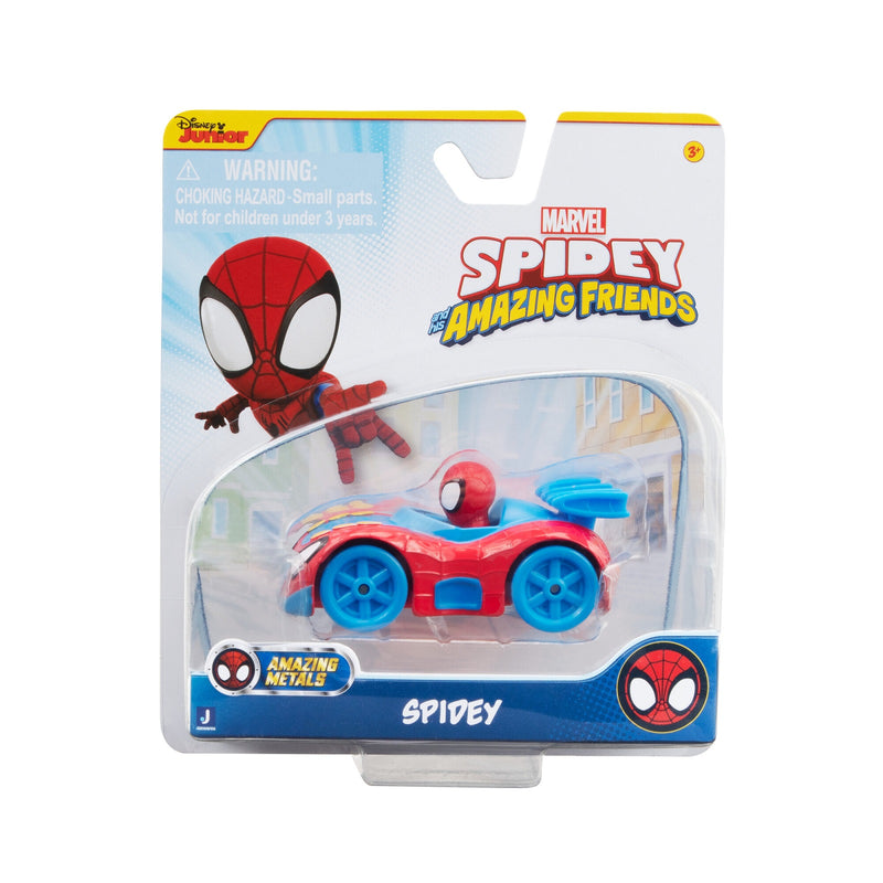 Spidey Pókember Diecast fém autó 7,5 cm - Spidey