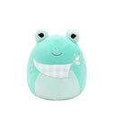 Squishmallows (Húsvét) 20 cm - Novi a zöldeskék béka tarka kendővel