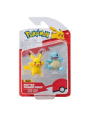 Pokémon 2 db-os figura csomag - Squirtle, Pikachu