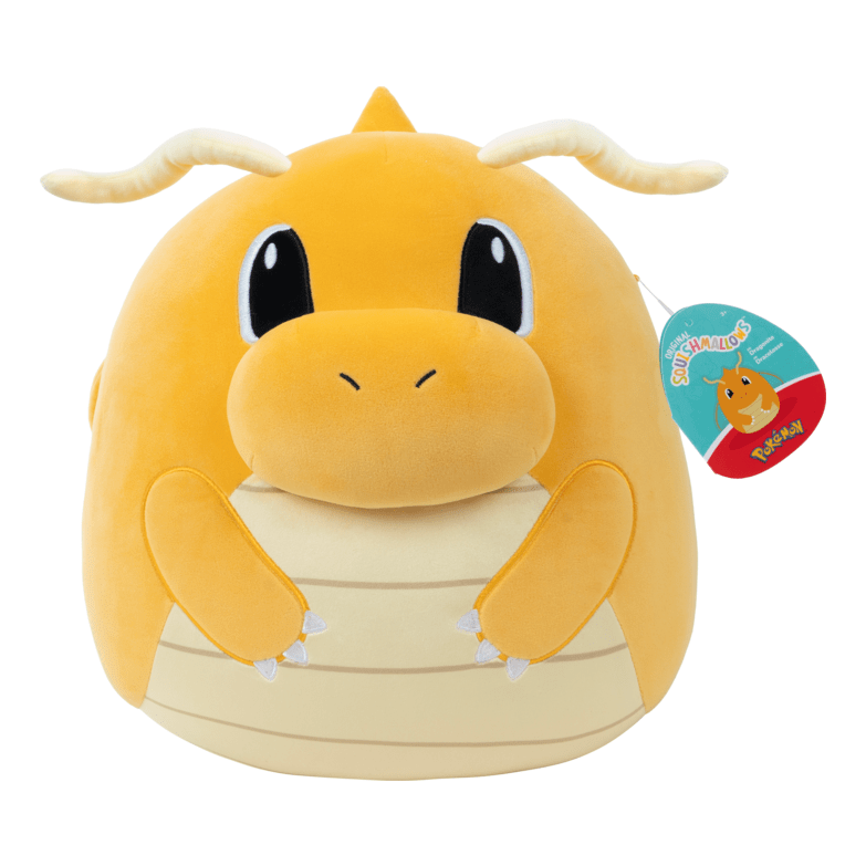 Squishmallows Pokémon plüssfigura - Dragonite 35 cm