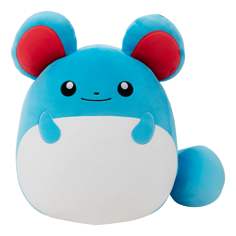 Squishmallows Pokémon plüssfigura - Marill 35 cm