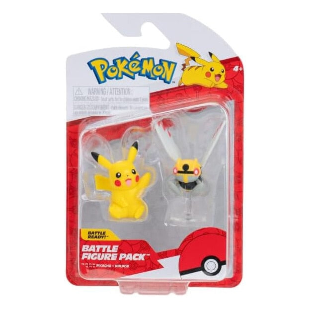 Pokémon figura csomag - Ninjask & Pikachu 5 cm