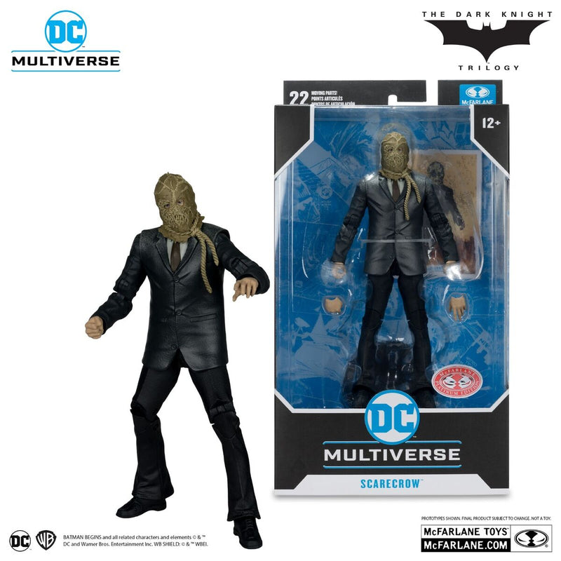 DC McFarlane DC Multiverse játékfigura 18 cm  - Madárijesztő (Batman: Kezdődik!) (Ritka)