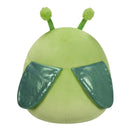 Squishmallows 30 cm - Trenton a zöld imádkozósáska csillogó szárnyakkal