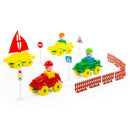 Közlekedési park építő készlet, 46 darabos