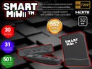 TV-re és monitorra csatlakoztatható nagyfelbontású SMART MiWii vezeték nélküli HD játékkonzol, 562 játékkal (HDMI kábellel rendelkező)