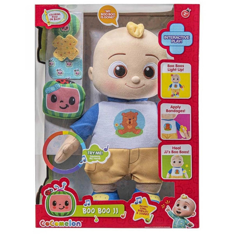 Cocomelon Boo Boo JJ interaktív plüssfigura 30 cm