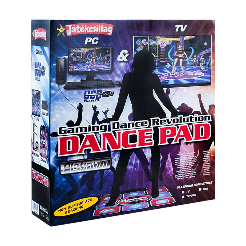 Dance Revolution táncszőnyeg, PC-re és TV-re csatlakoztatható